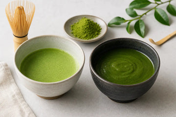 Matcha tea elkészítése: usucha vs koicha különbség